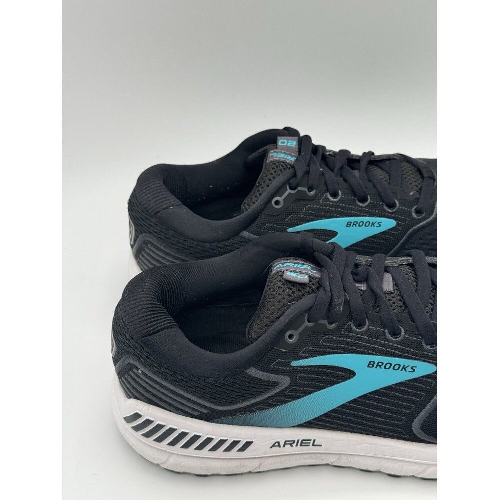 Brooks Womens Ariel 20 Running Shoes Black 1203151D064 Lace Up Mesh Size US 8 - Picture 4 of 13